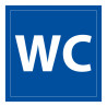 Panneau d'information WC - signalétique toilettes