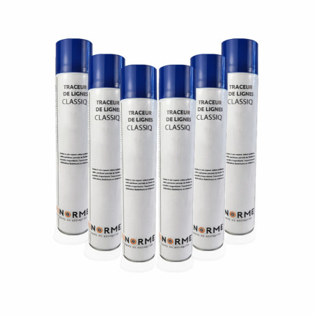 Peinture de Traçage au Sol - Bleu - Époxy - 750ml - lot de 6