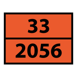 Plaque ADR Transport - Tétrahydrofurane - 300 x 400 mm