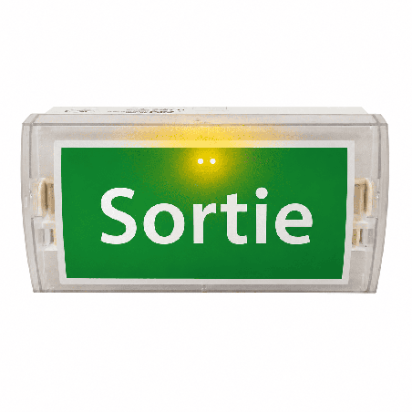 Étiquette signalétique - Bloc éclairage sécurité - Sortie