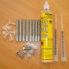 Kit de fixation - Pour butée de parking - Usage chimique