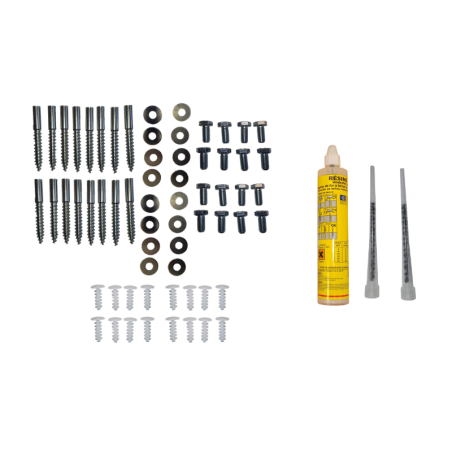 Kit de fixation - Pour butée de parking - Usage chimique