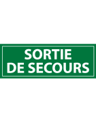Panneaux Sortie de secours