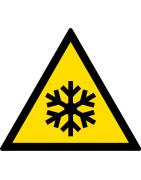 Panneau danger froid