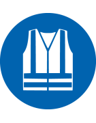 Pictogramme gilet haute visibilité