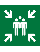 Panneaux Point de rassemblement