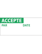 Etiquettes de contrôle