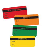 Plaquettes d'inspection